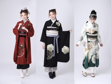 振袖×スカートがトレンド✨